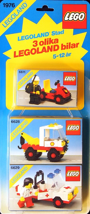 Конструктор LEGO (ЛЕГО) Town 1976 Town 3-Pack