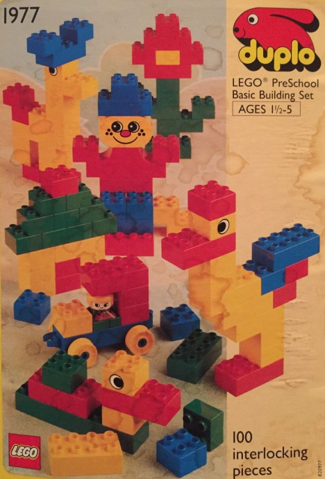 Конструктор LEGO (ЛЕГО) Duplo 1977 Pre-School Building Set (XL)