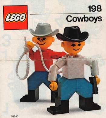 Конструктор LEGO (ЛЕГО) Building Set with People 198 Cowboys