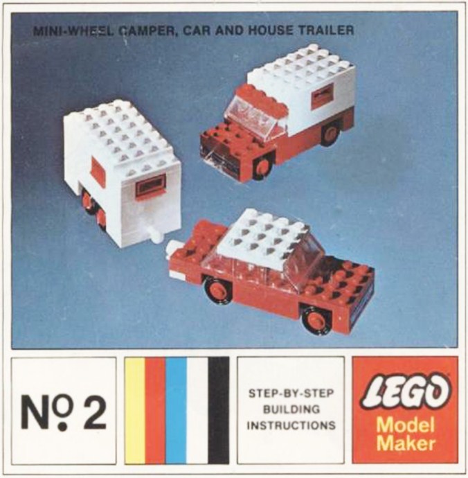 Конструктор LEGO (ЛЕГО) Samsonite 2 Mini-Wheel Model Maker No. 2 (Kraft Velveeta)