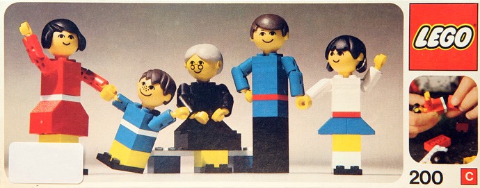 Конструктор LEGO (ЛЕГО) Building Set with People 200 LEGO Family