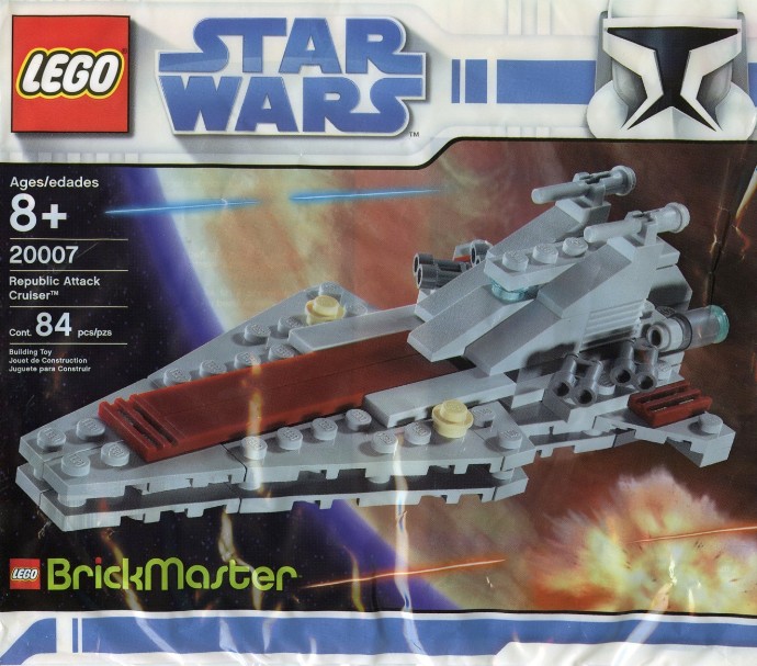 Конструктор LEGO (ЛЕГО) Star Wars 20007 Republic Attack Cruiser