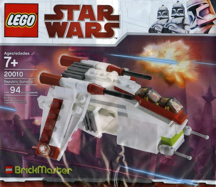 Конструктор LEGO (ЛЕГО) Star Wars 20010 Republic Gunship