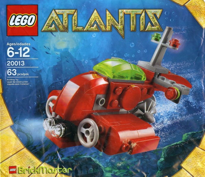 Конструктор LEGO (ЛЕГО) Atlantis 20013 Neptune Microsub