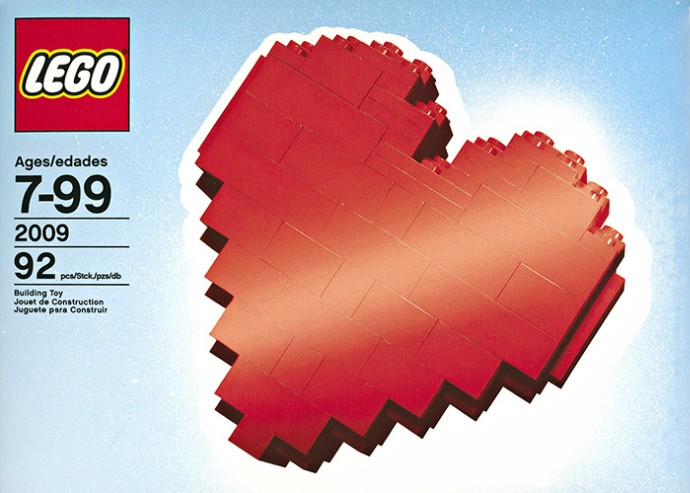 Конструктор LEGO (ЛЕГО) Miscellaneous 2009 Heart