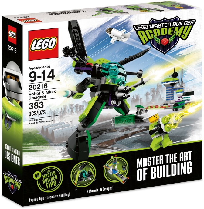 Конструктор LEGO (ЛЕГО) Master Builder Academy 20216 Robot & Micro Designer
