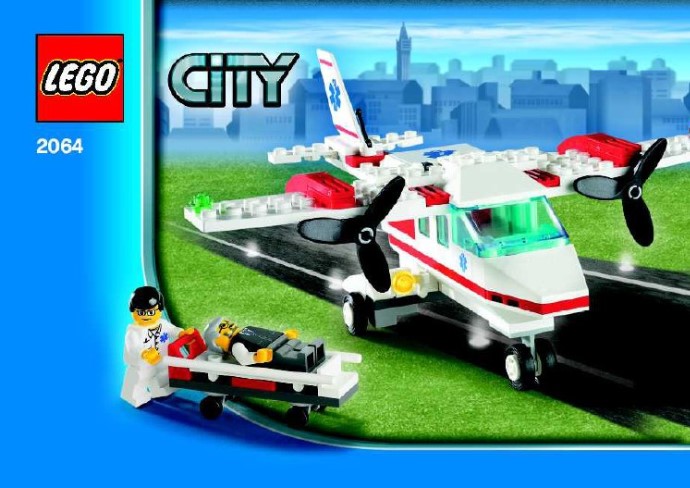 Конструктор LEGO (ЛЕГО) City 2064 Rescue plane