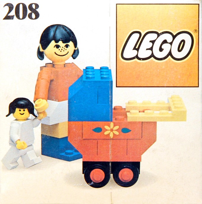 Конструктор LEGO (ЛЕГО) Building Set with People 208 Mother with baby
