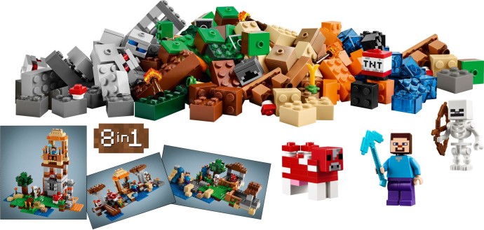 Конструктор LEGO (ЛЕГО) Minecraft 21116 Crafting Box