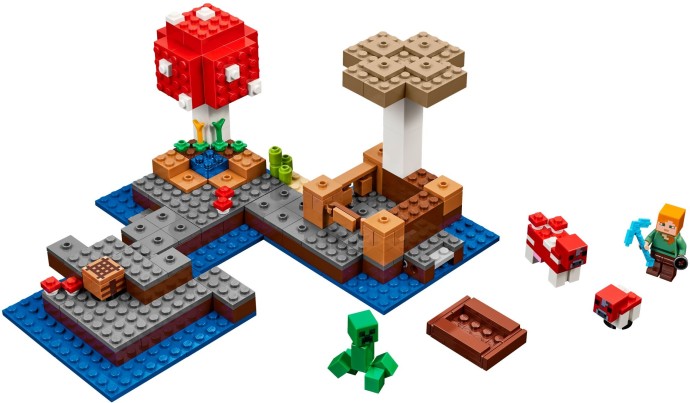Конструктор LEGO (ЛЕГО) Minecraft 21129 The Mushroom Island