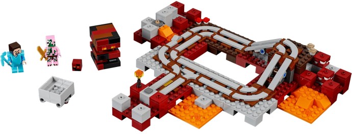 Конструктор LEGO (ЛЕГО) Minecraft 21130 The Nether Railway