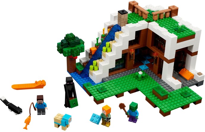 Конструктор LEGO (ЛЕГО) Minecraft 21134 The Waterfall Base