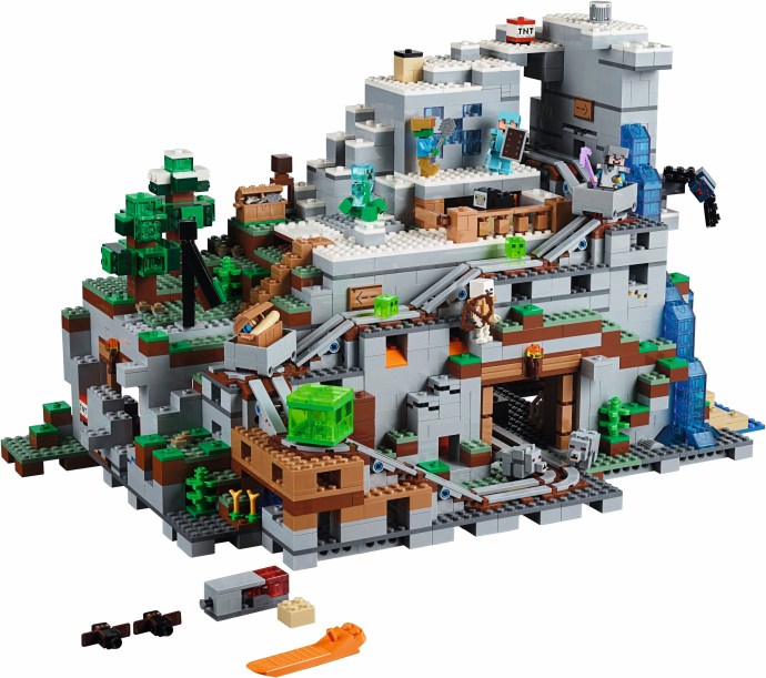 Конструктор LEGO (ЛЕГО) Minecraft 21137 The Mountain Cave