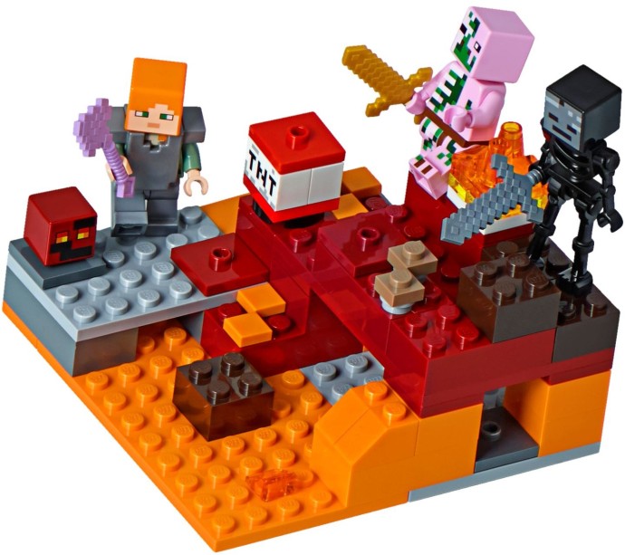Конструктор LEGO (ЛЕГО) Minecraft 21139 The Nether Fight