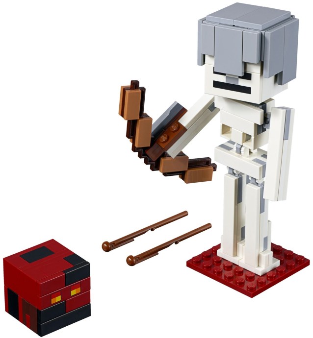 Конструктор LEGO (ЛЕГО) Minecraft 21150 Minecraft Skeleton BigFig with Magma Cube