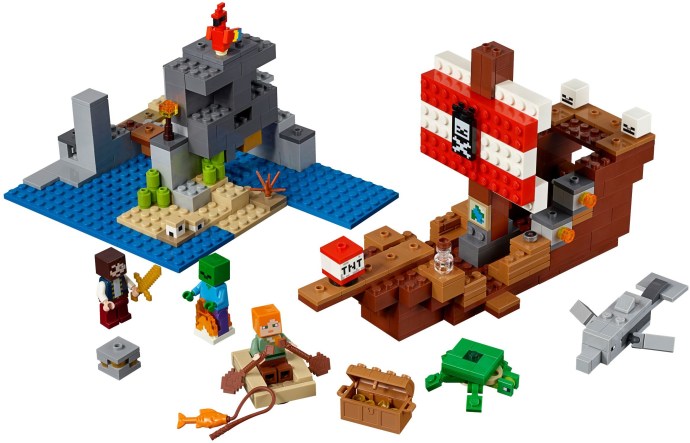 Конструктор LEGO (ЛЕГО) Minecraft 21152 Pirate Ship
