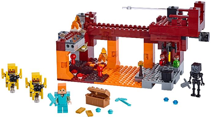 Конструктор LEGO (ЛЕГО) Minecraft 21154 The Blaze Bridge
