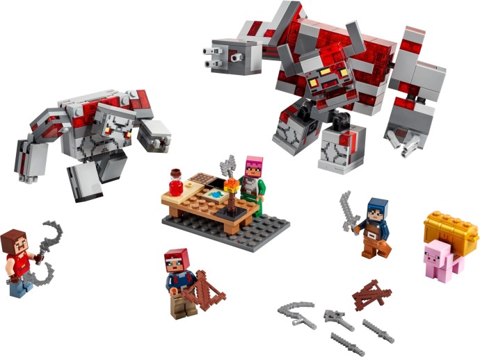 Конструктор LEGO (ЛЕГО) Minecraft 21163 The Redstone Battle
