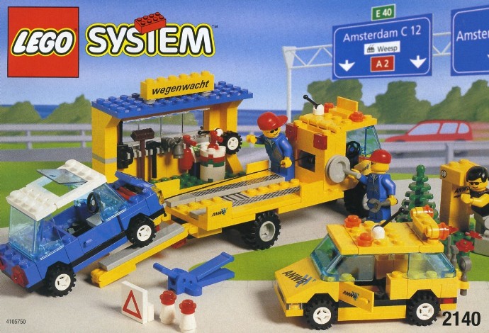 Конструктор LEGO (ЛЕГО) Town 2140 Roadside Recovery Van and Tow Truck