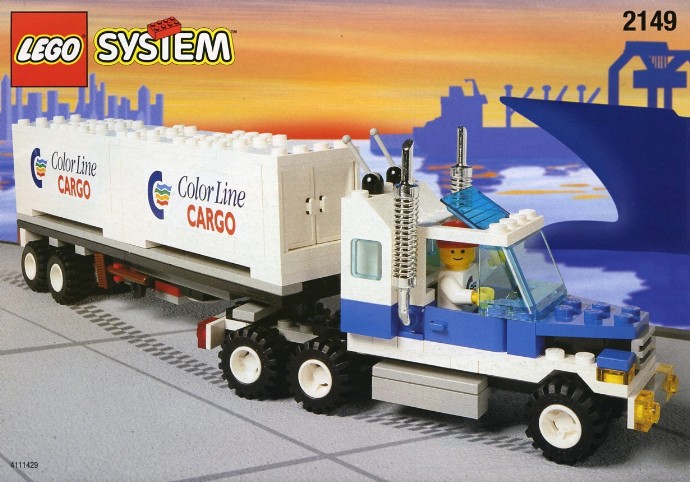 Конструктор LEGO (ЛЕГО) Town 2149 Color Line Container Lorry