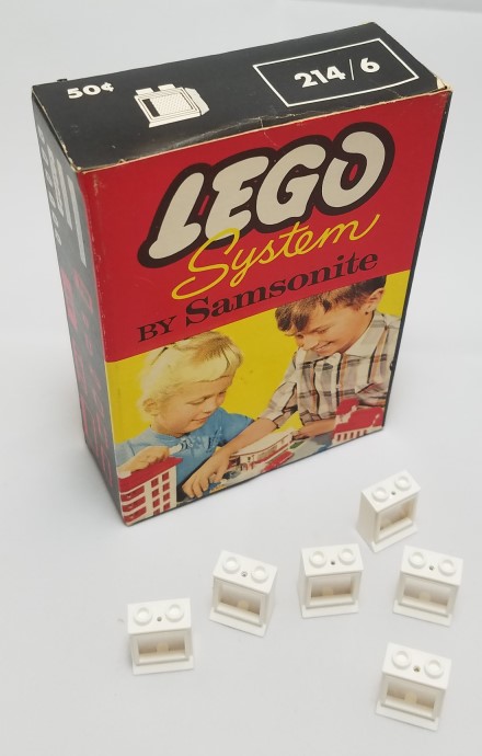 Конструктор LEGO (ЛЕГО) Samsonite 214_6 1 x 2 x 2 Window in Frame