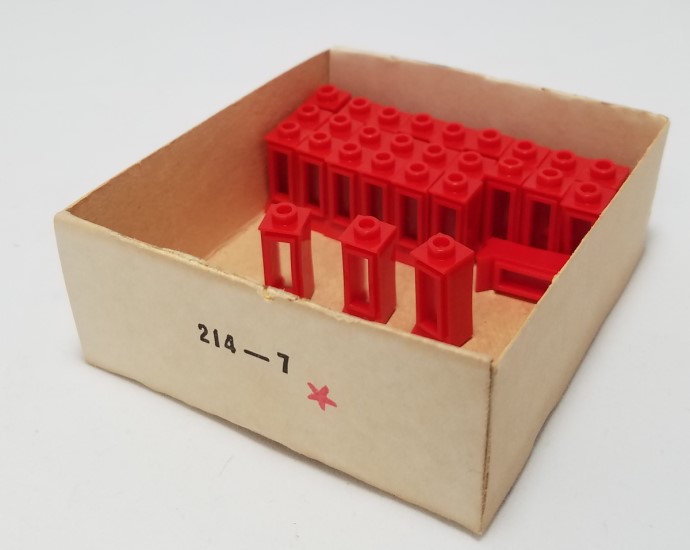 Конструктор LEGO (ЛЕГО) System 214_7 1 x 1 x 2 Window Frame