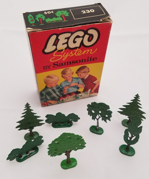 Конструктор LEGO (ЛЕГО) Samsonite 230 Trees and Bushes