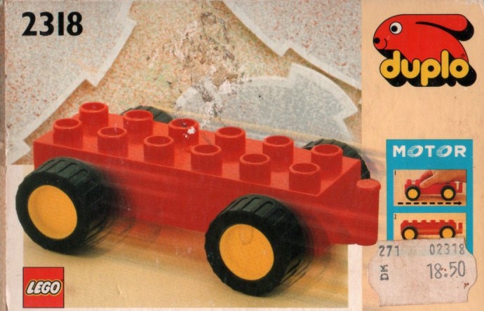 Конструктор LEGO (ЛЕГО) Duplo 2318 Pull Back Motor