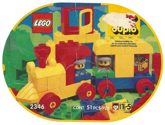 Конструктор LEGO (ЛЕГО) Duplo 2346 Train Oval Suitcase