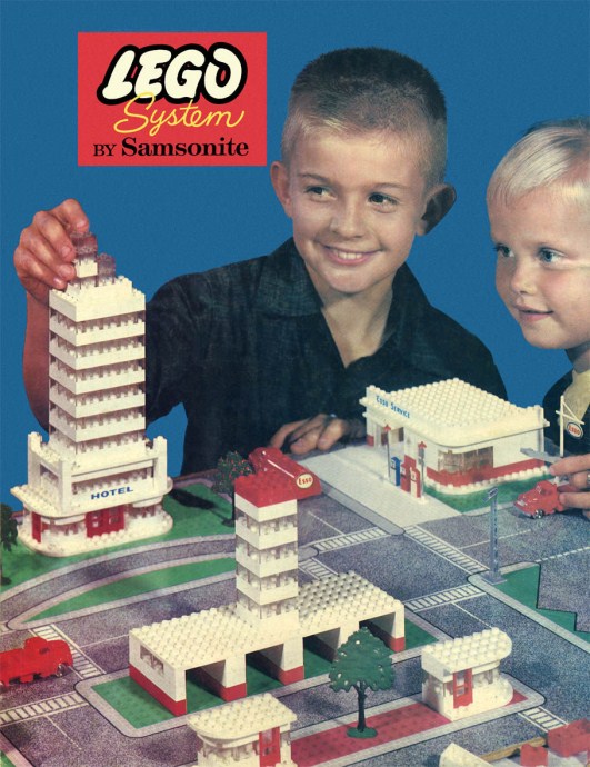 Конструктор LEGO (ЛЕГО) Samsonite 246 LEGO Town Plan Board