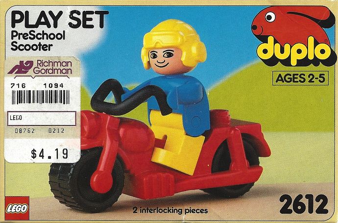 Конструктор LEGO (ЛЕГО) Duplo 2612 Motorbike & Rider