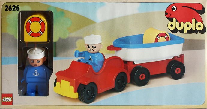 Конструктор LEGO (ЛЕГО) Duplo 2626 Car and Boat Vacation Trailer