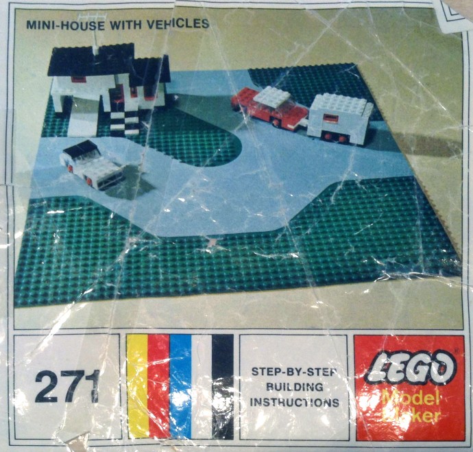 Конструктор LEGO (ЛЕГО) Samsonite 271 Mini-House with Vehicles