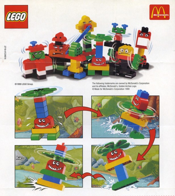Конструктор LEGO (ЛЕГО) Basic 2719 Heli-Monster