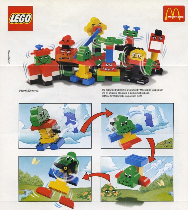 Конструктор LEGO (ЛЕГО) Basic 2744 Propeller Man