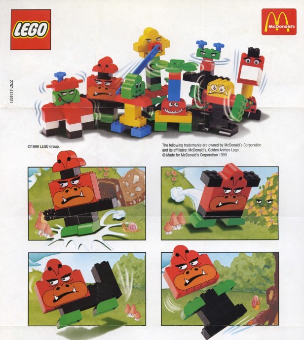 Конструктор LEGO (ЛЕГО) Basic 2757 Bad Monkey