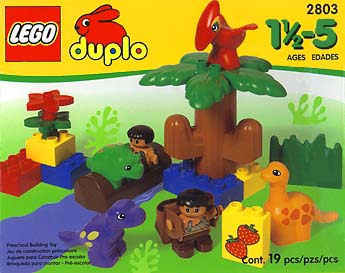 Конструктор LEGO (ЛЕГО) Duplo 2803 Dinosaur Babies