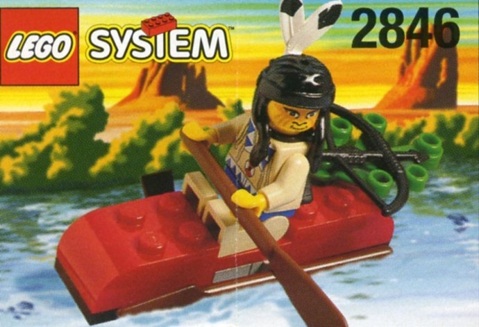 Конструктор LEGO (ЛЕГО) Western 2846 Indian Kayak