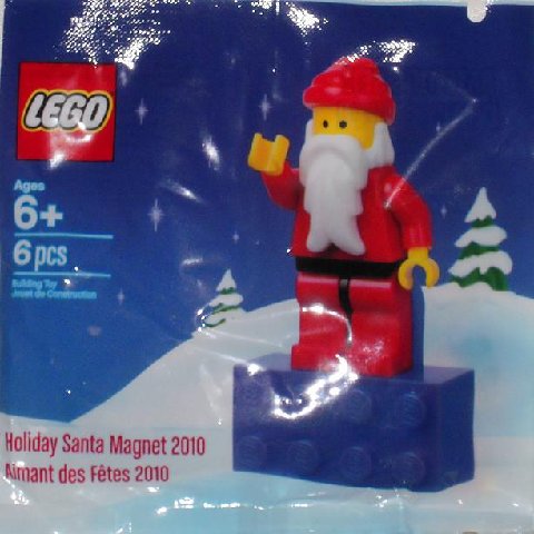 Конструктор LEGO (ЛЕГО) Gear 2855167 Holiday Santa Magnet 2010