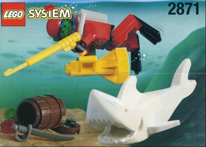 Diver and Shark 2871 Town LEGO