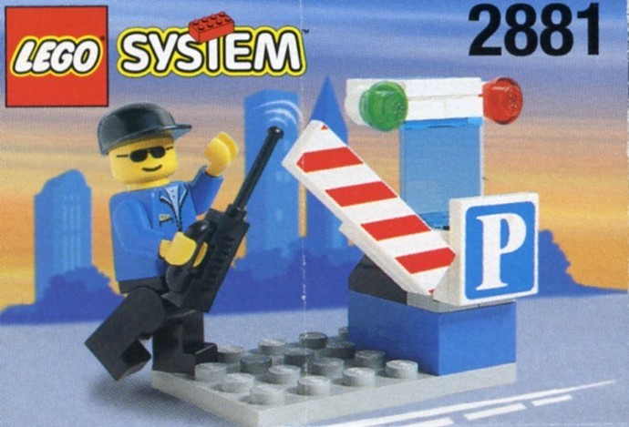 Конструктор LEGO (ЛЕГО) Town 2881 Parking Gate Attendant
