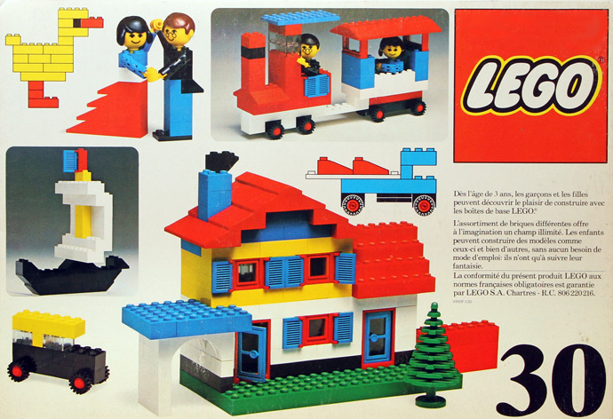 Конструктор LEGO (ЛЕГО) Basic 30 Basic Building Set, 3+