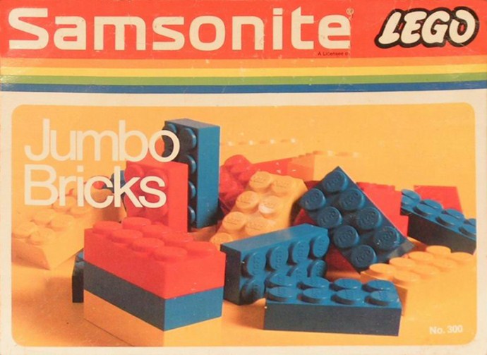 Конструктор LEGO (ЛЕГО) Samsonite 300 Jumbo Bricks