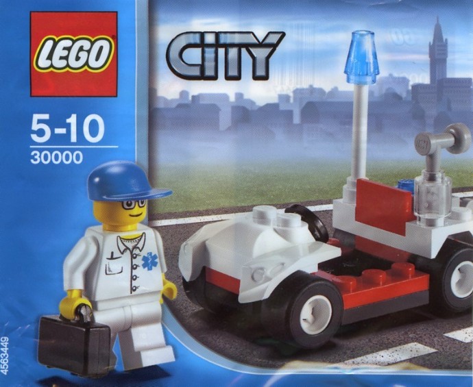 Конструктор LEGO (ЛЕГО) City 30000 Medic's Car