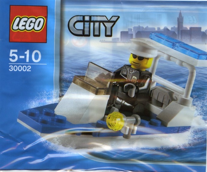 Конструктор LEGO (ЛЕГО) City 30002 Police Boat