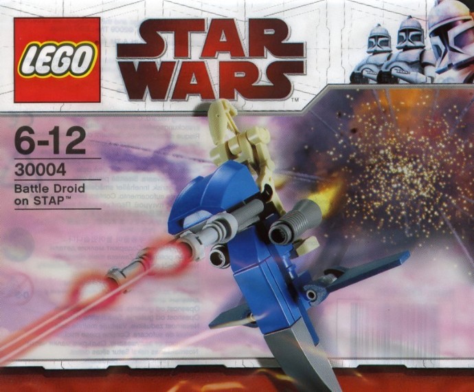 Конструктор LEGO (ЛЕГО) Star Wars 30004 Battle Droid on STAP