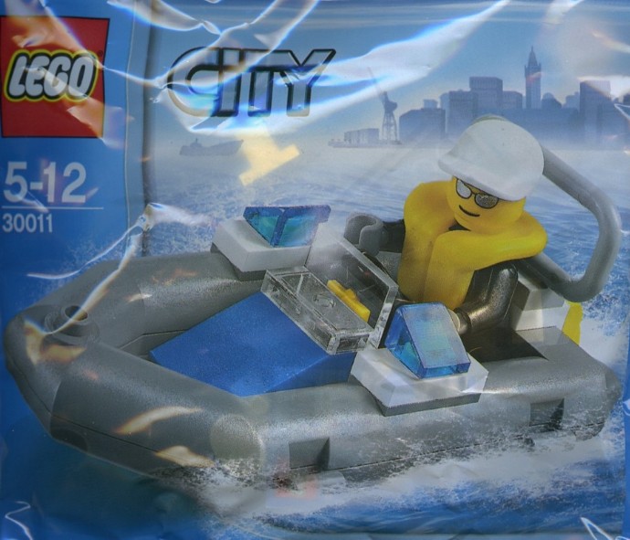 Конструктор LEGO (ЛЕГО) City 30011 Police Dinghy