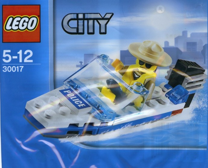 Конструктор LEGO (ЛЕГО) City 30017 Police Boat