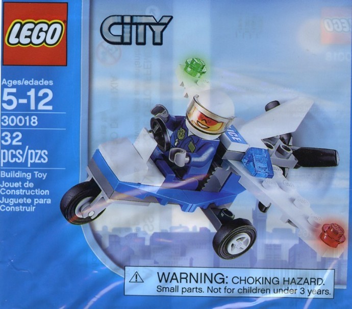 Конструктор LEGO (ЛЕГО) City 30018 Police Microlight