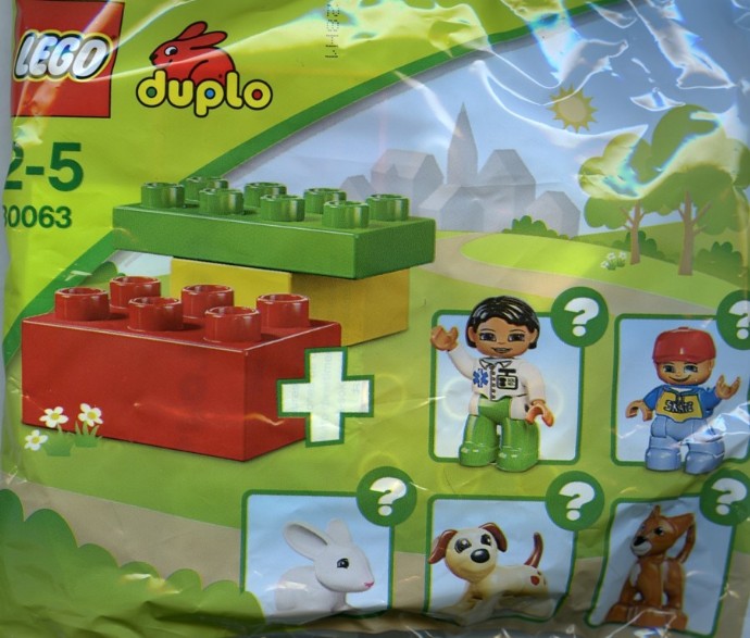 Конструктор LEGO (ЛЕГО) Duplo 30063 Vet {Random Bag}